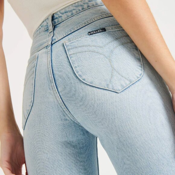 Rolla's Dusters High Rise Slim - Erin Blue - so flattering! - Picture 1 of 8